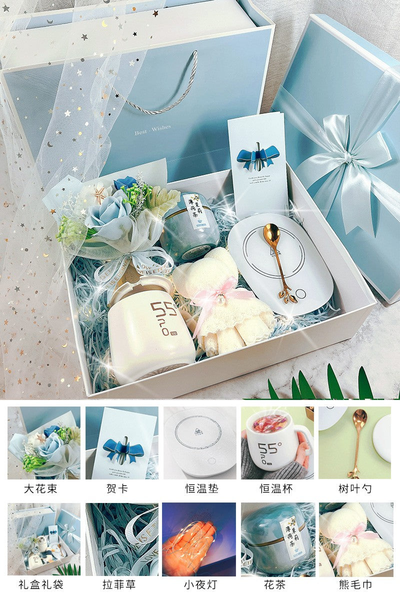 National Day teacher girls birthday gifts practical to send girlfriends girlfriend girlfriend gifts high-end marriage graduation